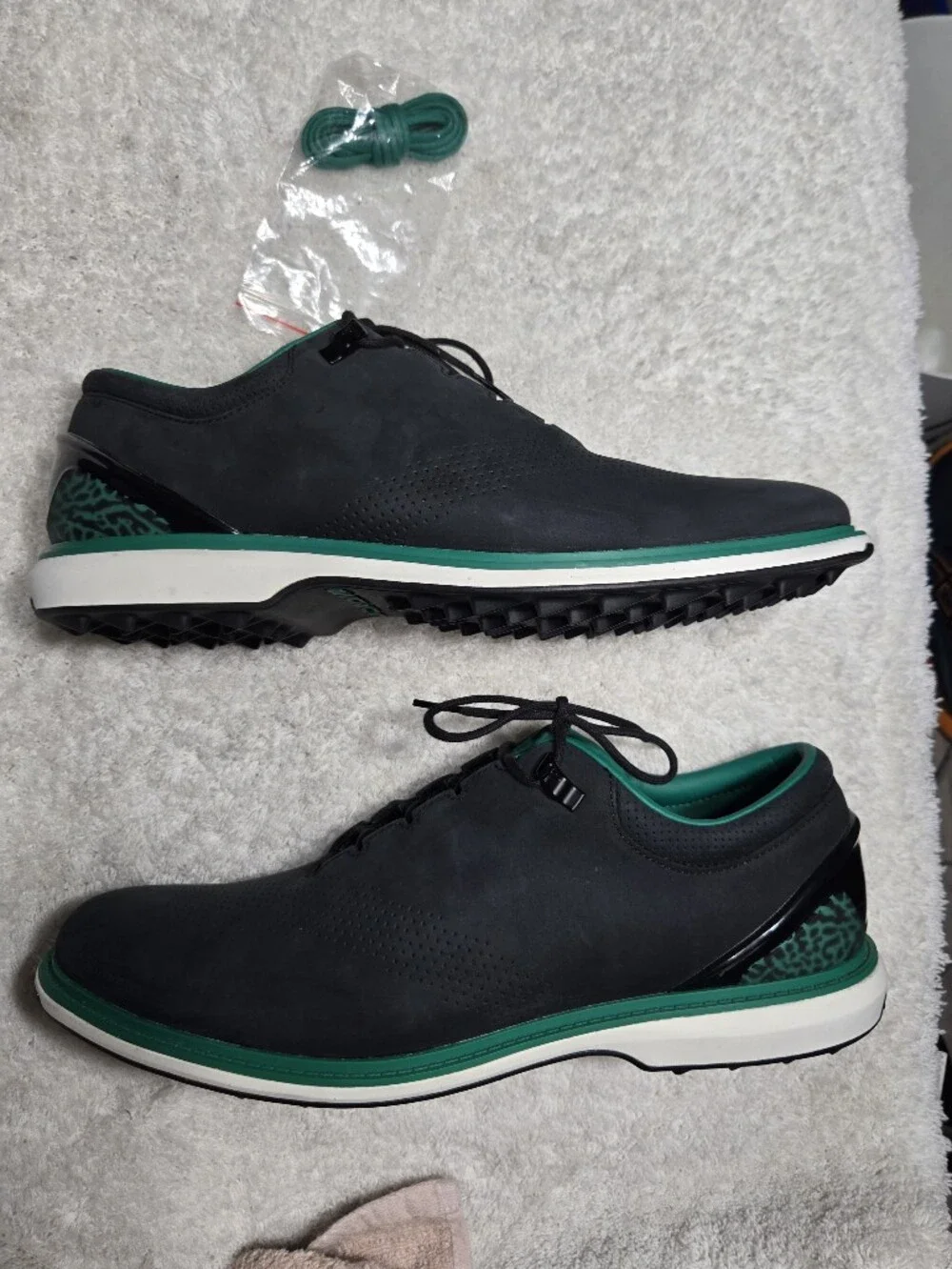 Nike Air Jordan ADG 4 x Eastside Golf Shoes Green Black FJ0850-001 Men's Sz 13
